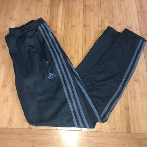 Grey adidas running pants